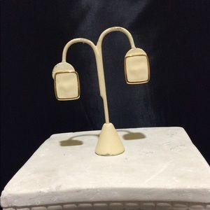 Rectangular Cream & Gold Toned Vintage Monet